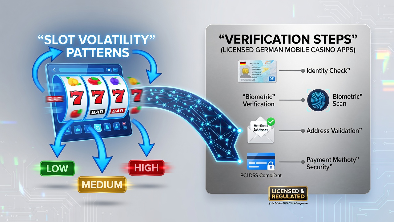 Darstellung von Slot-Volatilitätsmustern und deren Verbindung zu Verifizierungsprozessen in mobilen Casino-Apps
